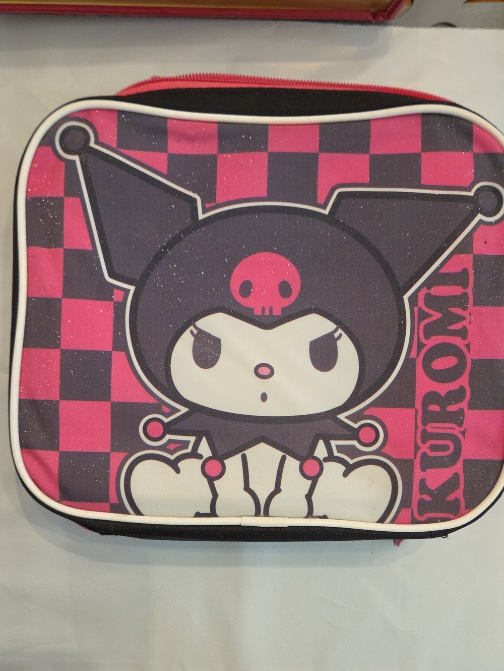 Kuromi Pink and Black Kids Lunch Bag